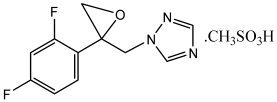 1.1-[2-(2,4-二氟苯基)-2,3环氧丙烷]-1H-1,2,4-三氮唑甲磺酸盐